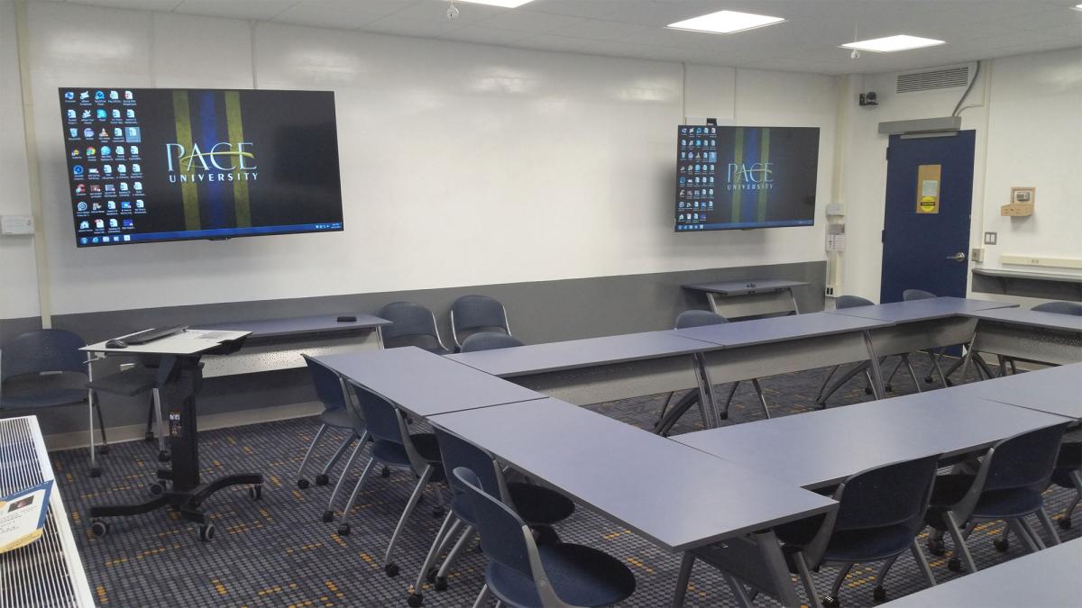 Pace University classroom