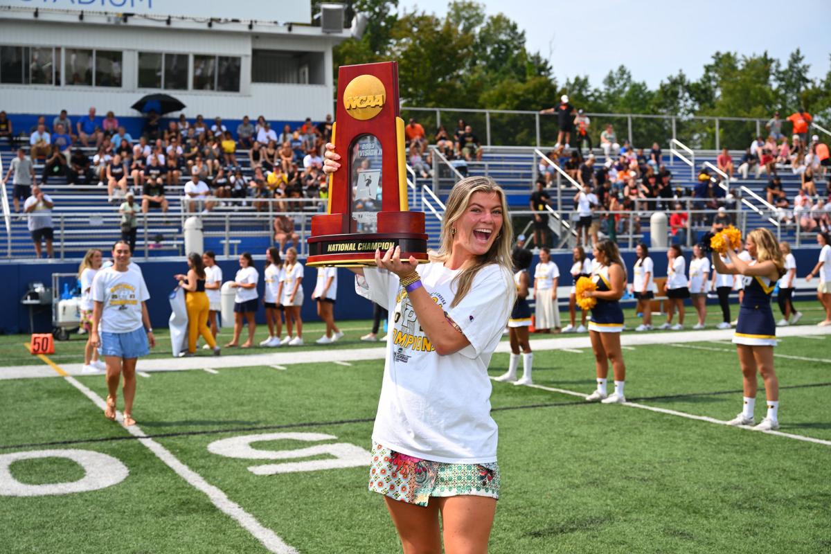Pace University National Champion Kayla Conway of the Women's Lacrosse team