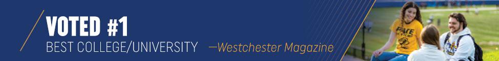 voted #1 best college/university Westchester Magazine