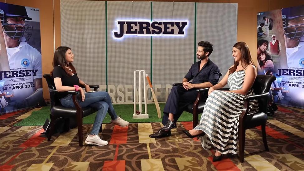 Pace student Rashmi Shweta In Conversation with actors Shahid Kapoor and Mrunal Thakur for their movie Jersey