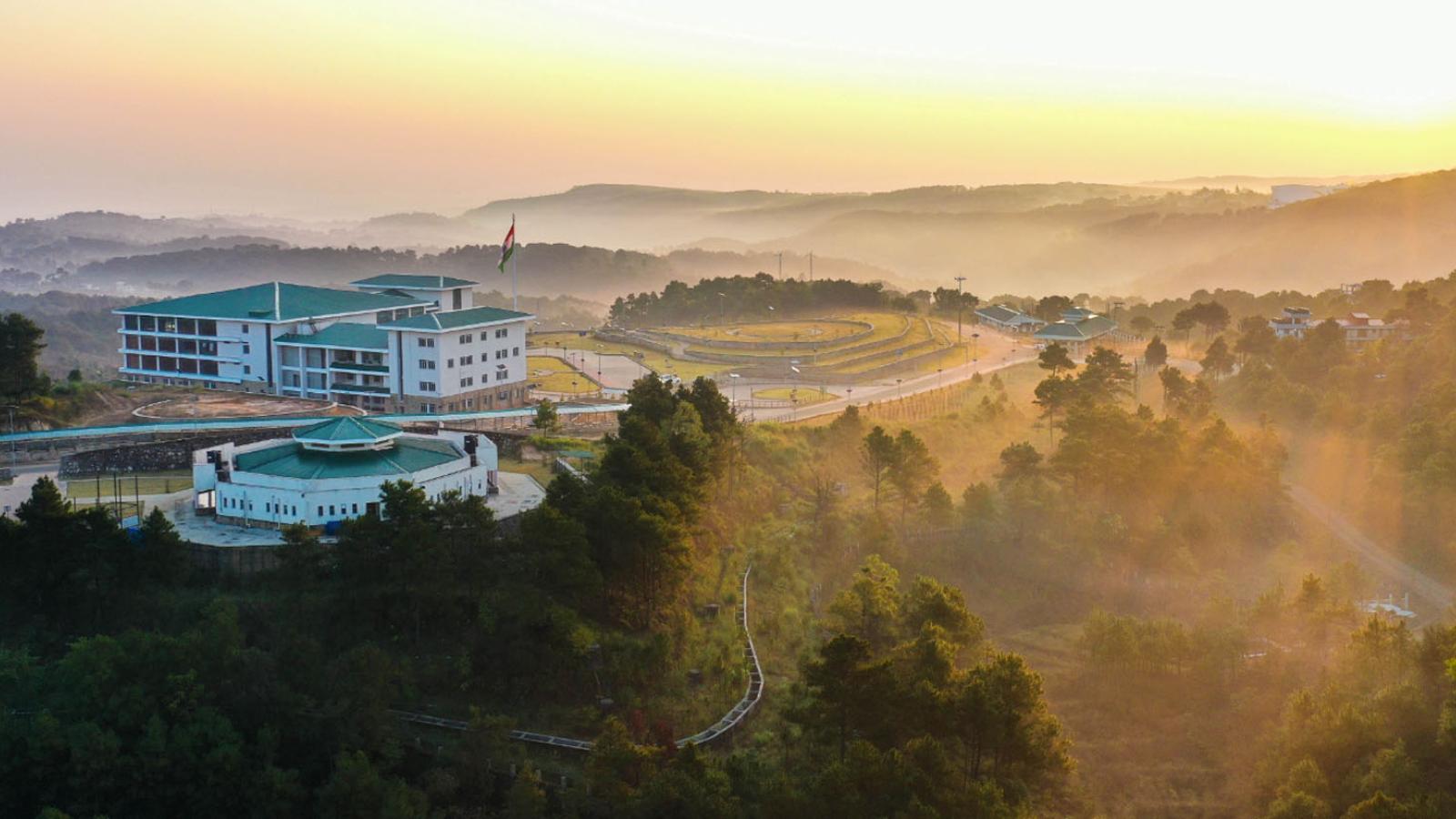 aerial view Indian Institute of Management (IIM)-Shillong 