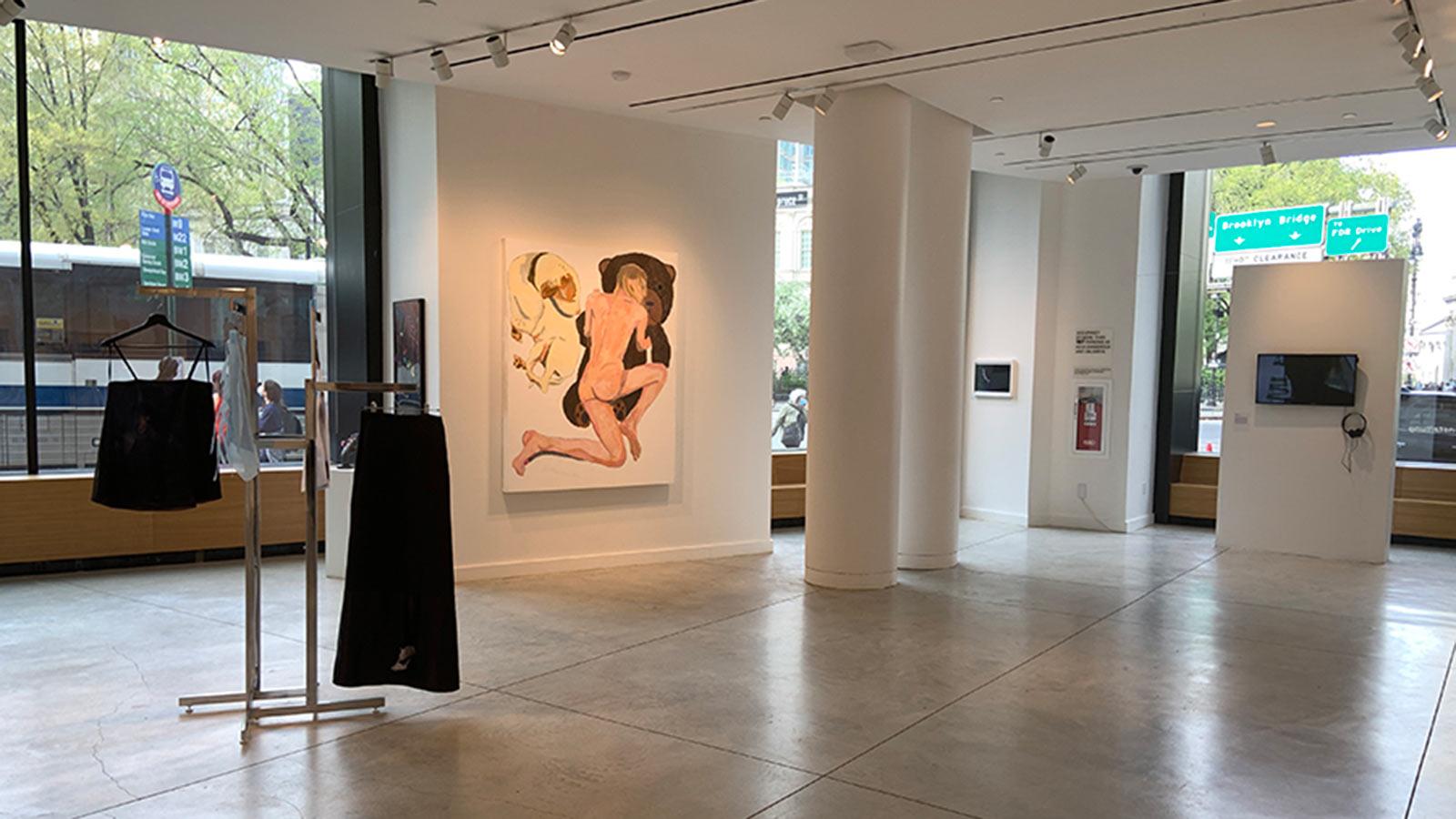 Geisterveranstaltung exhibition on display in art gallery