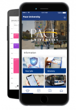 Pace mobile app as displayed on an iPhone
