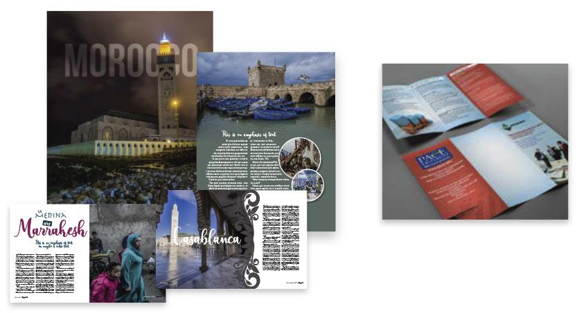 Certificate in Digital Graphic Design classwork inDesign