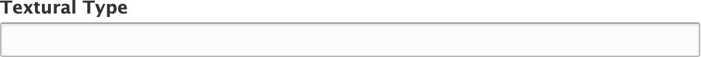 CMS Textural Type field