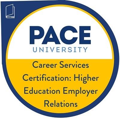 badge of career service certification for higher education employer relations