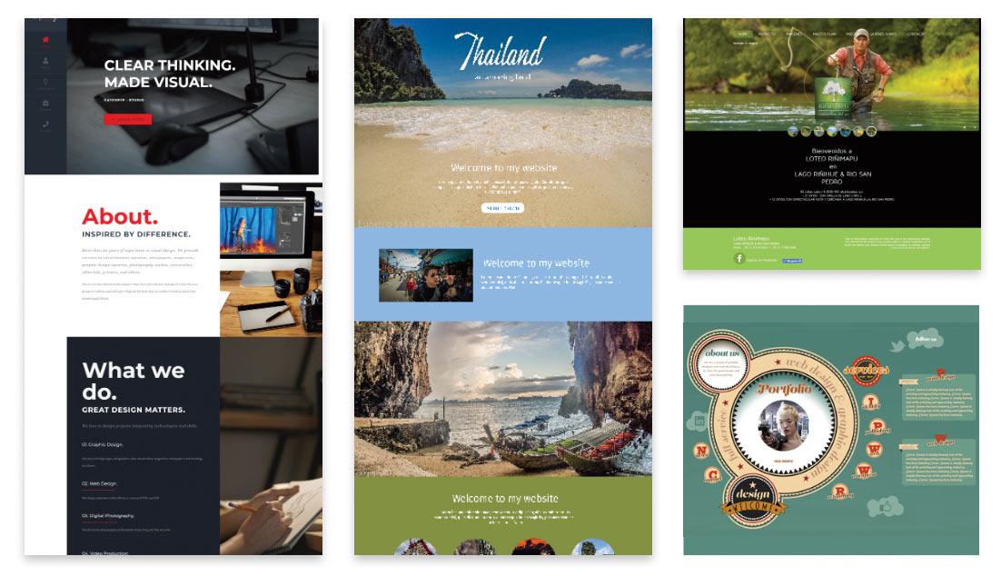 Example of web design