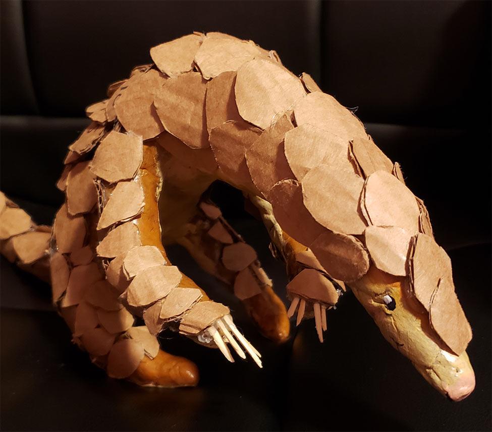 model of a pangolin