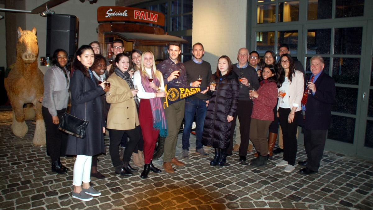 Lubin students in Brussels on an international field study