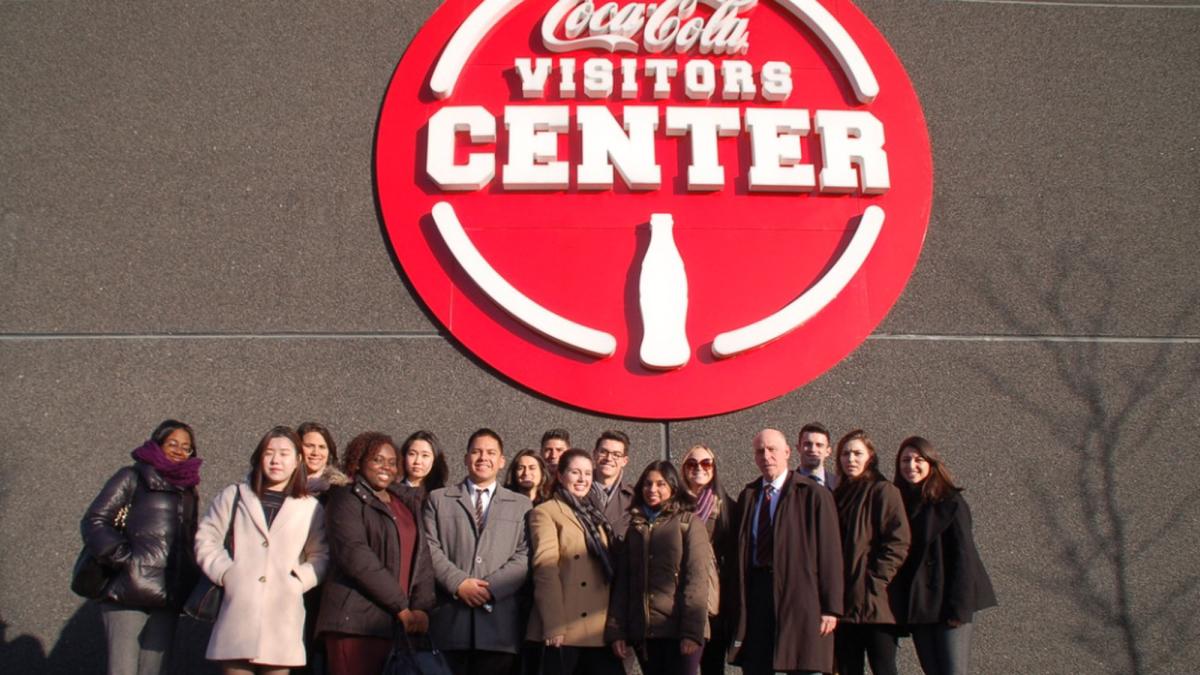 Lubin students in Brussels on an international field study