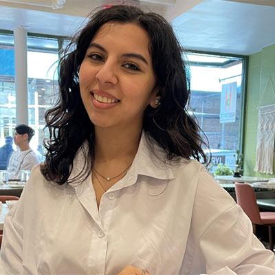 Pace University Honors College student, Heebah Khan