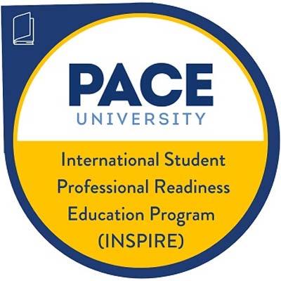 international students professional readiness education program badge