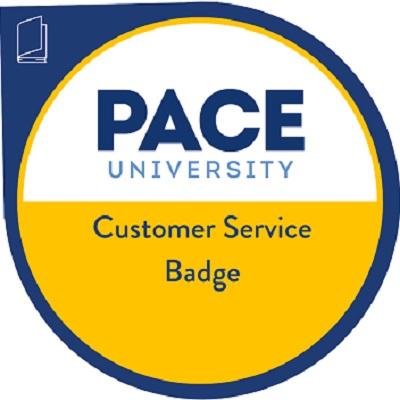 Customer Service Ed Media Badge