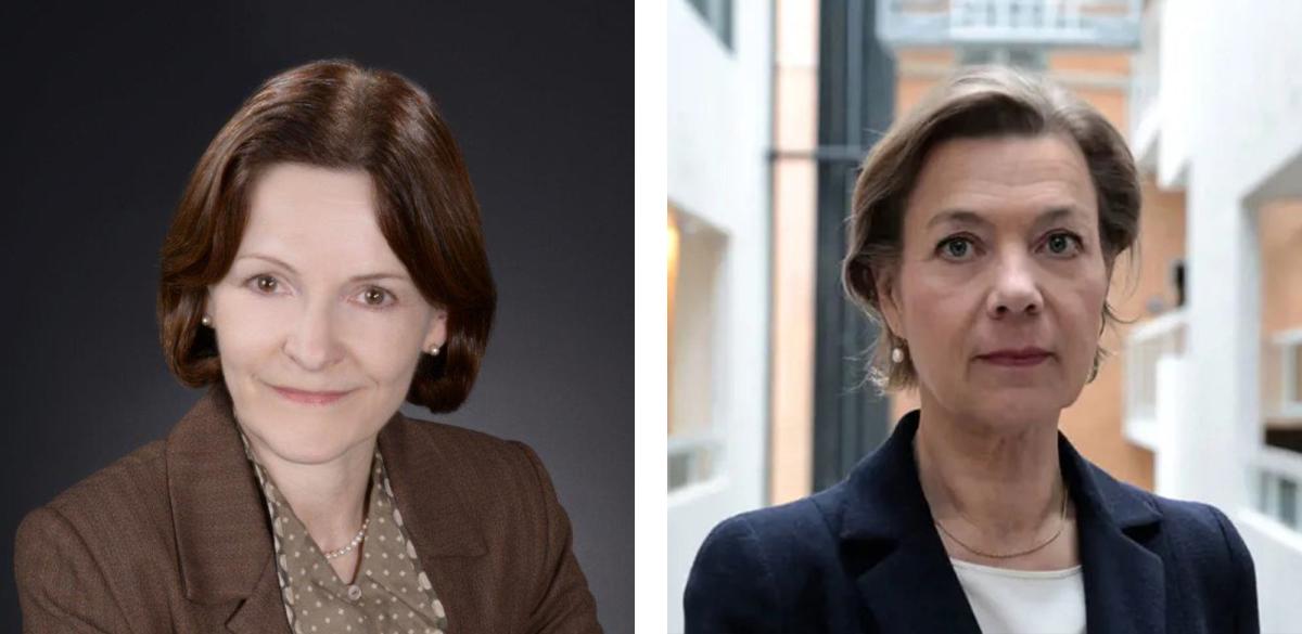 2023 Elisabeth Haub Award Laureates, Ambassador Marja Lehto (left) and Ambassador Marie Jacobsson (right)