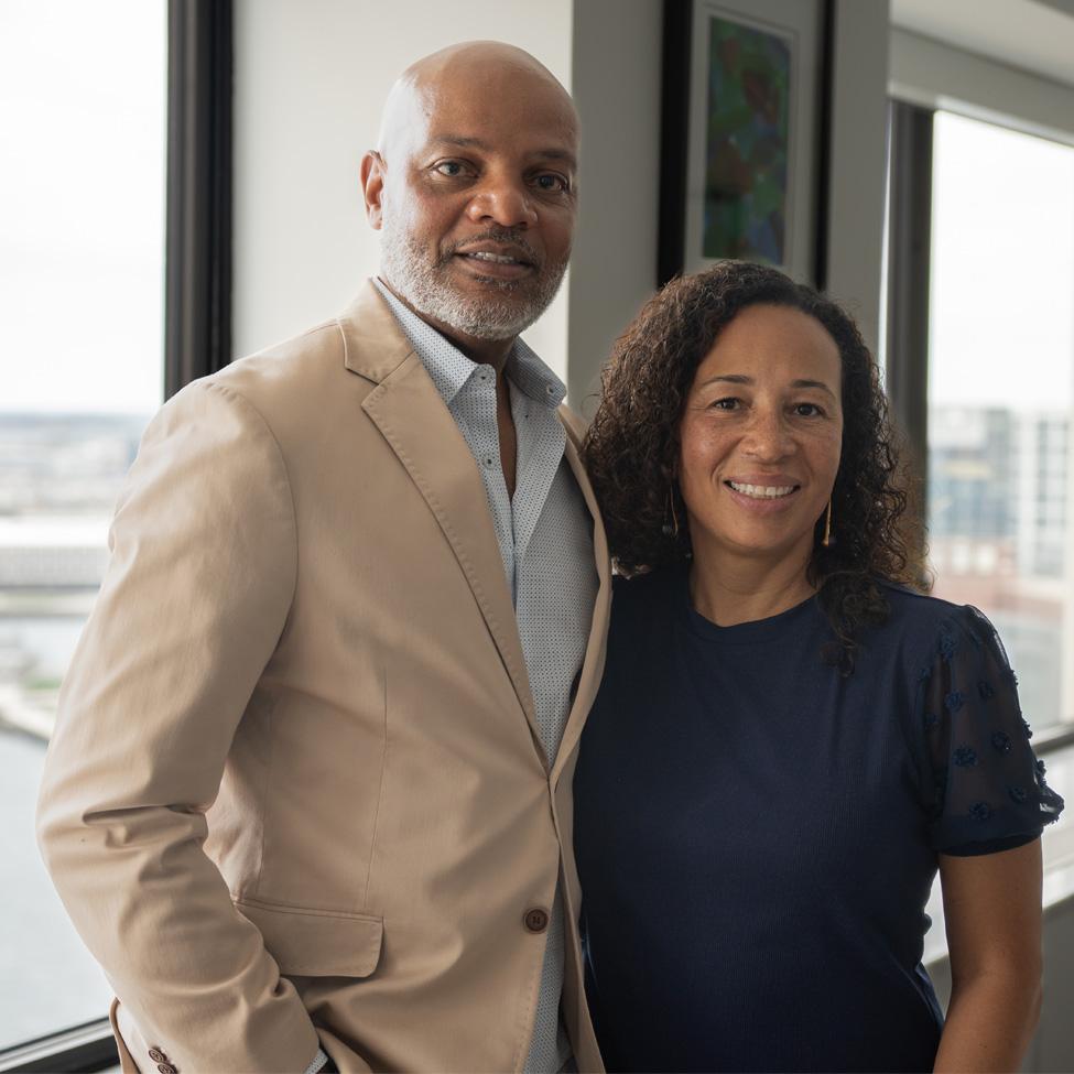 Danroy Sr. and Angella Henry posing for the camera. 