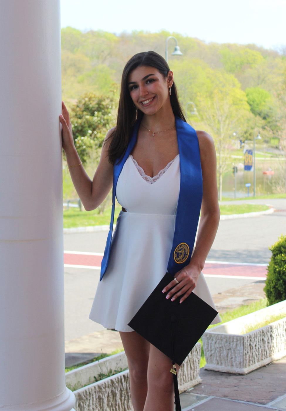 Pace University's Writing and Cultural Studies and Publishing student Nicolina Gabriella Barone
