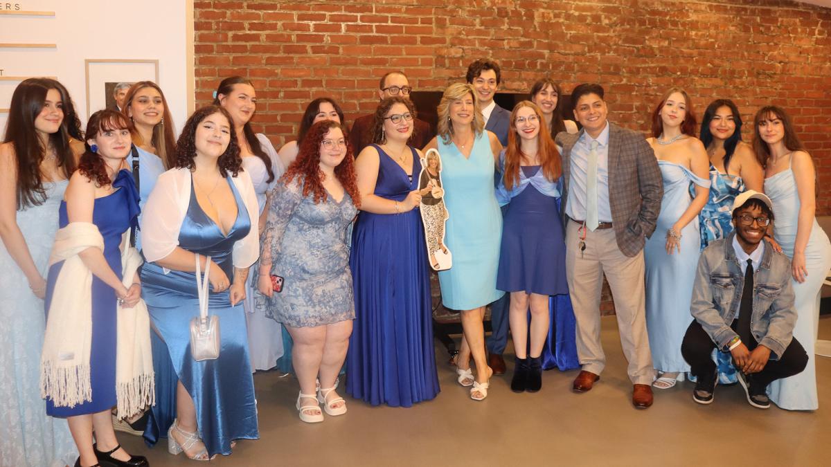 Pace University’s 2025 documentary film team at Jacob Burns Film Center.