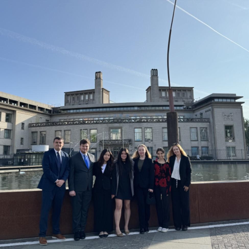 Elisabeth Haub School of Law at Pace University Trial Advocacy Team in The Hague