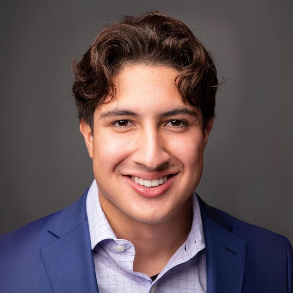 Christian Valerio, student at Pace University's Lubin School of Business.