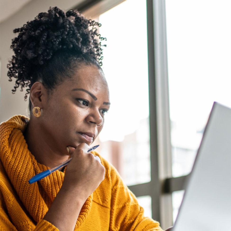 Pace University alum Janae, career changer.