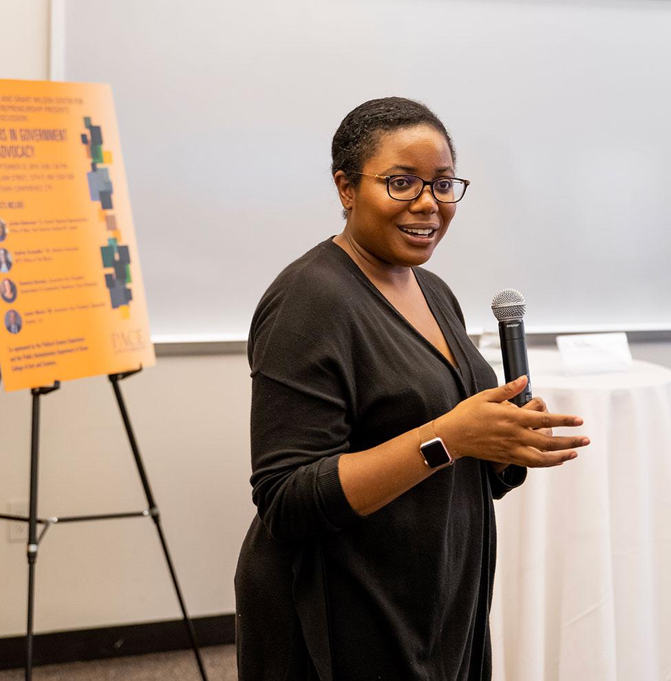 Pace University Public Administration professor Tiffany Henley