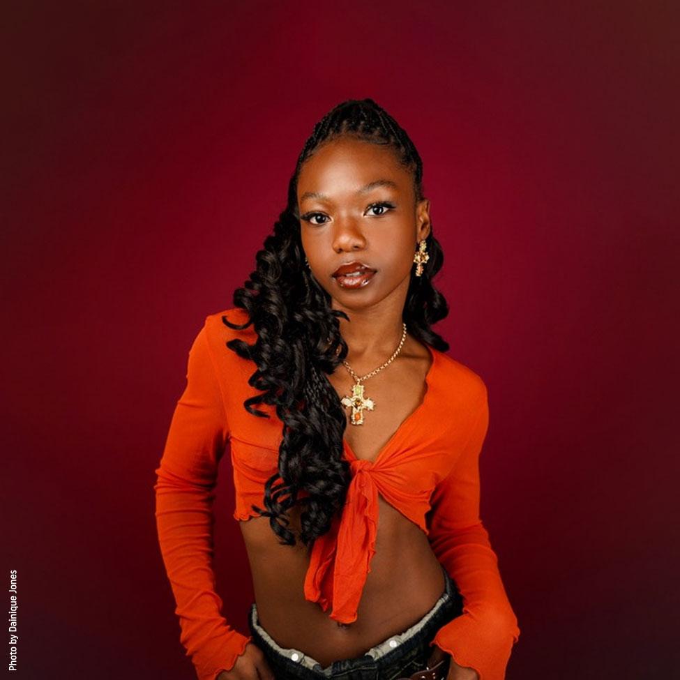 Jada Clark, student at Pace University's Sands College of Performing Arts.