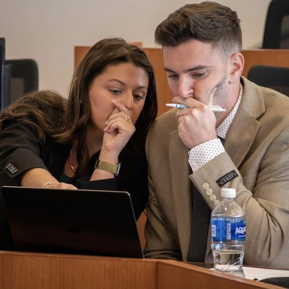 Elisabeth Haub School of Law at Pace University student competitors during the ADR competition