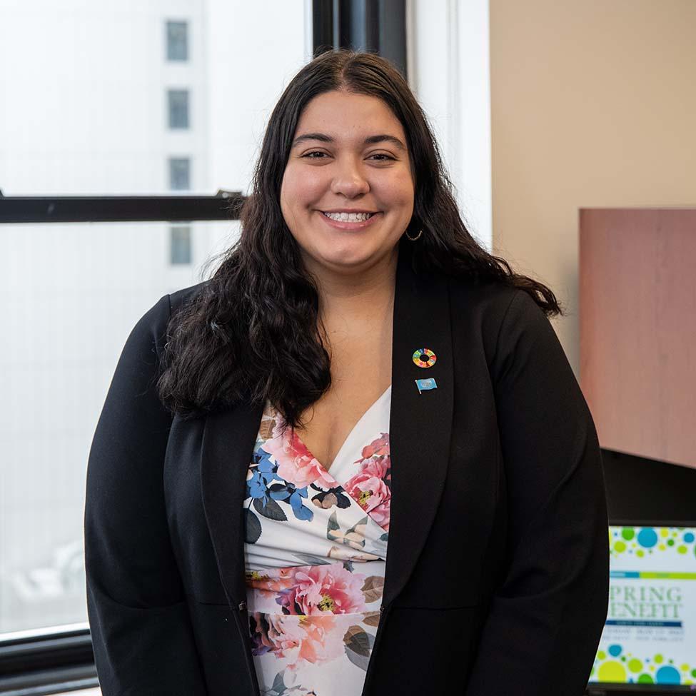 Jillian Perticone, Summer Intern at Pace University's Wilson Center.