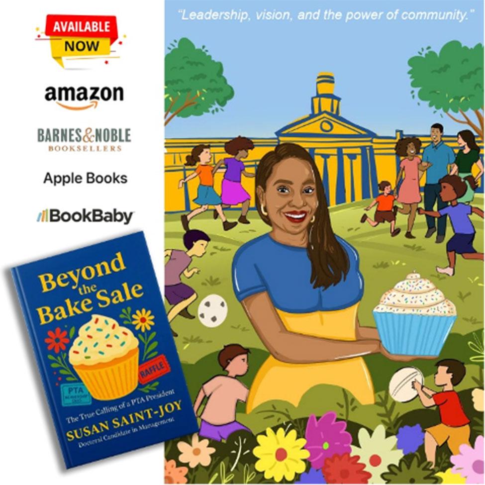 Pace University alum Susan Saint-Joy ’21 has recently become a first-time author with the release of her new book, Beyond the Bake Sale: The True Calling of a PTA President.