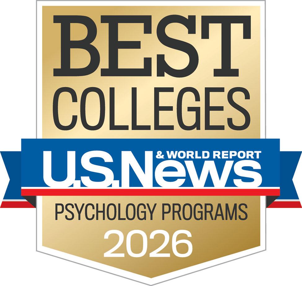 U.S. News and World Report Badge for Best Colleges Psychology Programs 2026 for Pace University.