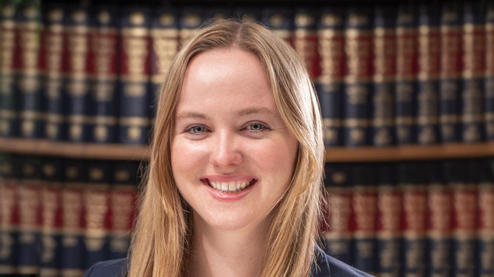 Isabelle Hayes, alumni of Elisabeth Haub School of Law