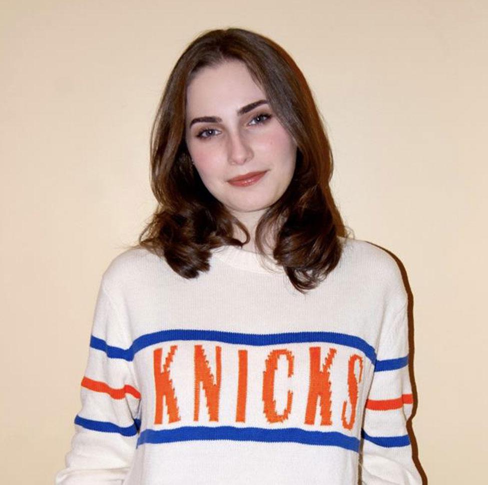 Pace University Art and Communications and Media Studies student Olivia Vella