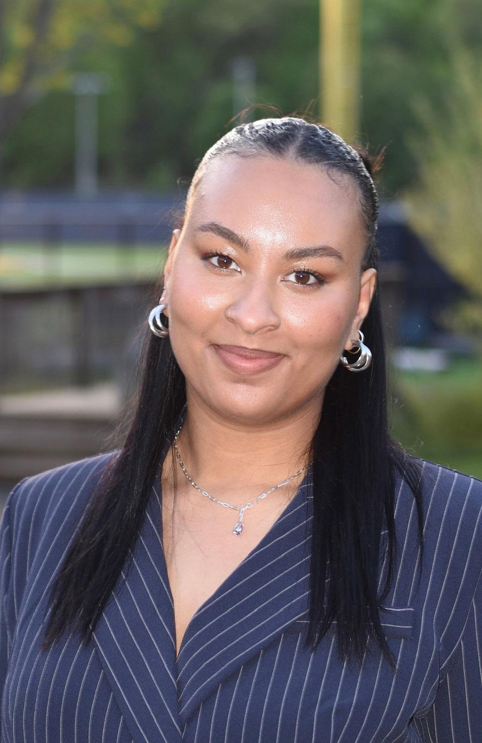 Pace University Psychology student Tinuade McClish