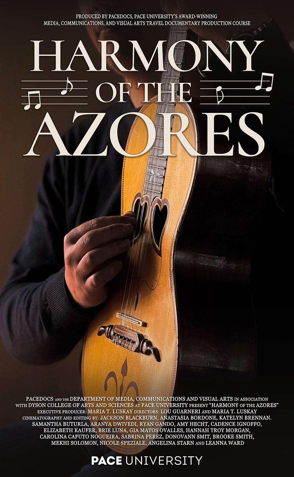 Movie poster for the documentary Harmony of the Azores.