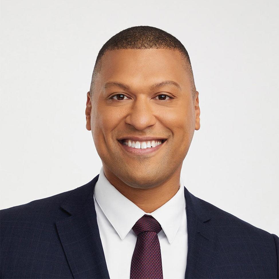 Pace University alumni and journalist Pedro Rivera against a white background