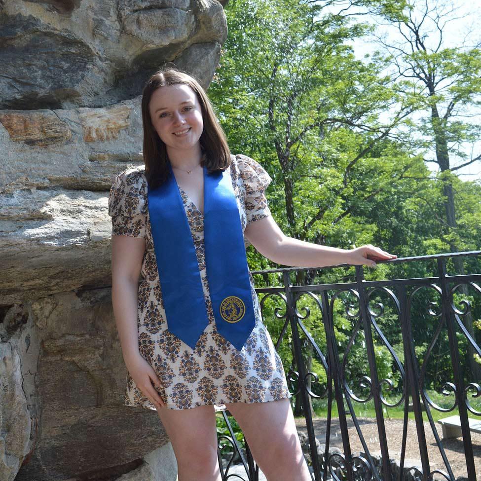 Pace University Political Science and Psychology student Hannah Cahill