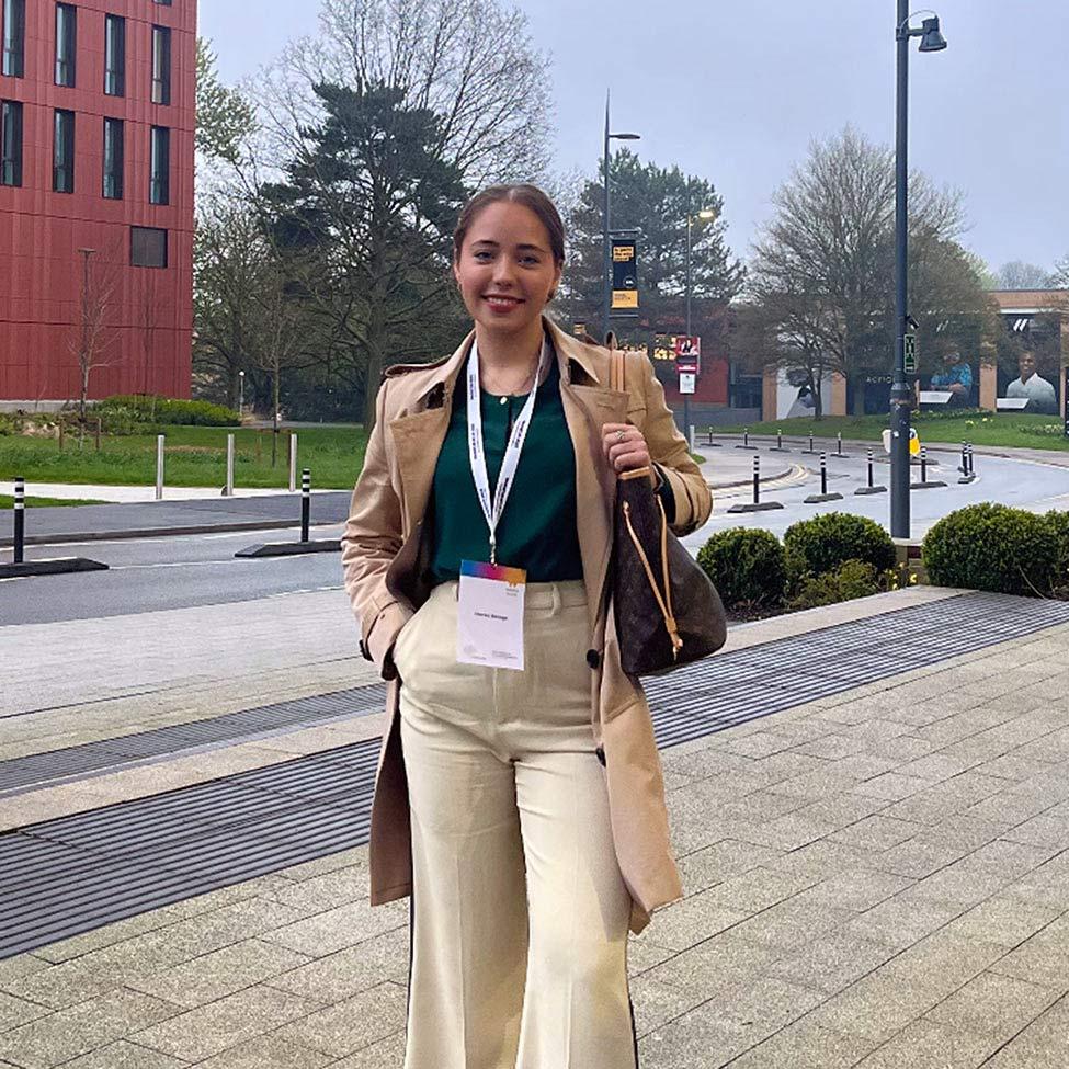 Pace University Economics student Olenka Besaga