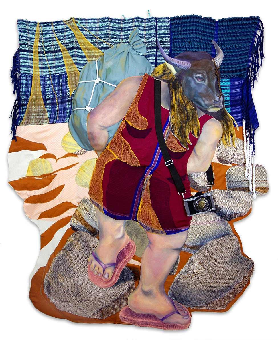 Abstract artwork from Jalandoni for the To Be Made Whole Exhibition