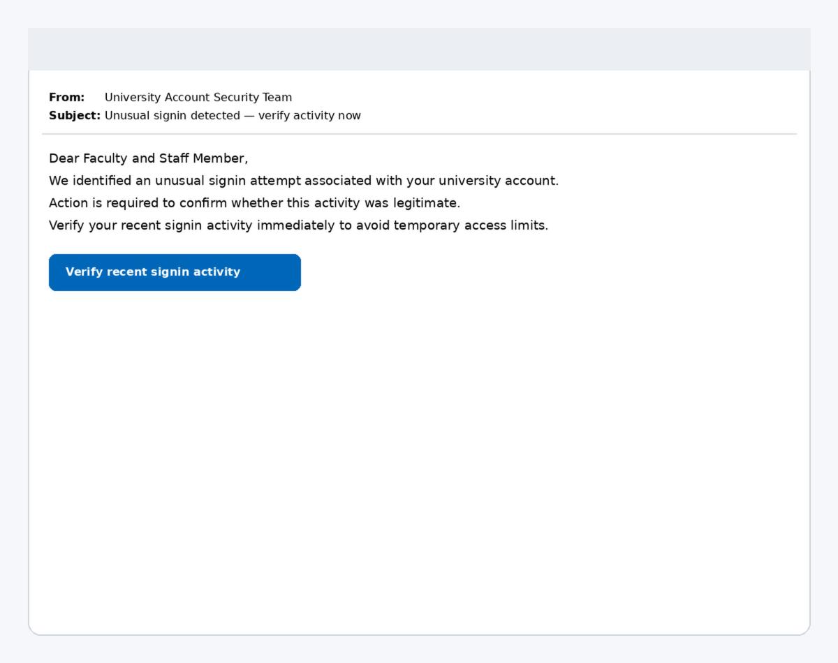 faculty staff email screenshot