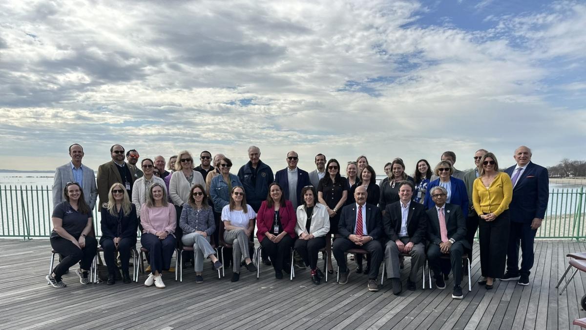 Elisabeth Haub School of Law at Pace University group including LULC Tiffany Zezula and others in Rye with the Long Island Sound Watershed Intermunicipal Council (LISWIC)
