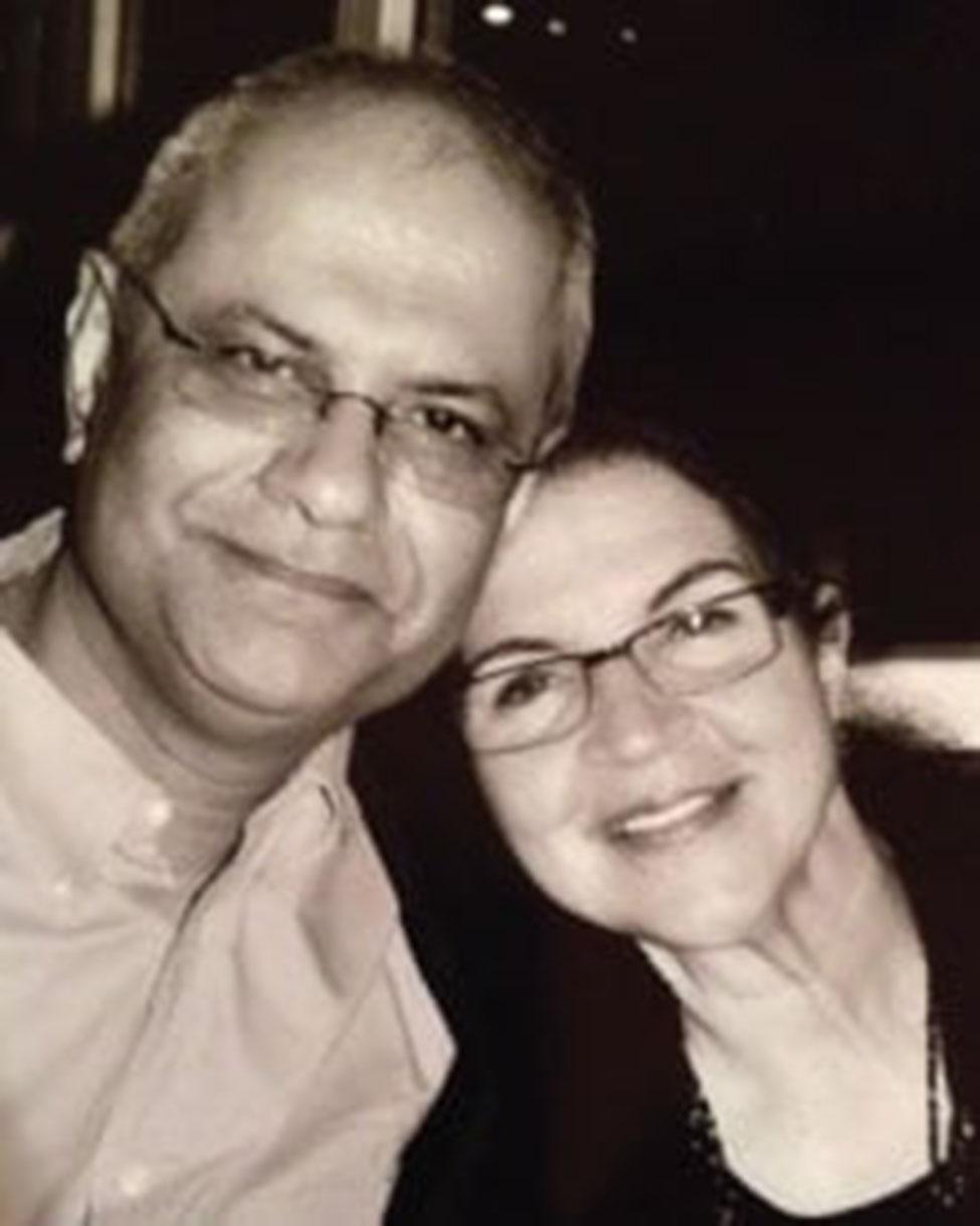 Pace Lubin alumni Suneel Sajnani and Calli Planakis-Sajnani in the 1980s
