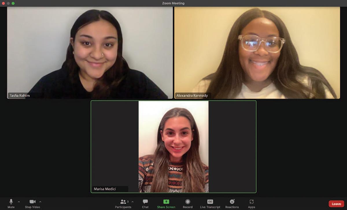 Rahim, Kennedy, and Medici meet via Zoom during pandemic for Fare Trade