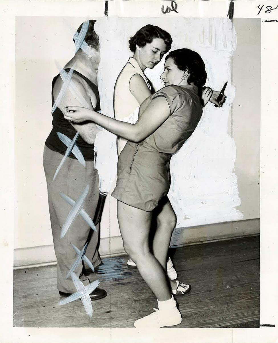Untitled self-defense course photograph, George Stephanopoulos Collection, ca. 1954
