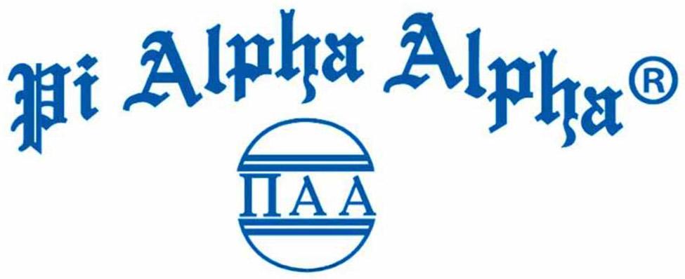 Public Administration Honor Society Pi Alpha Alpha logo
