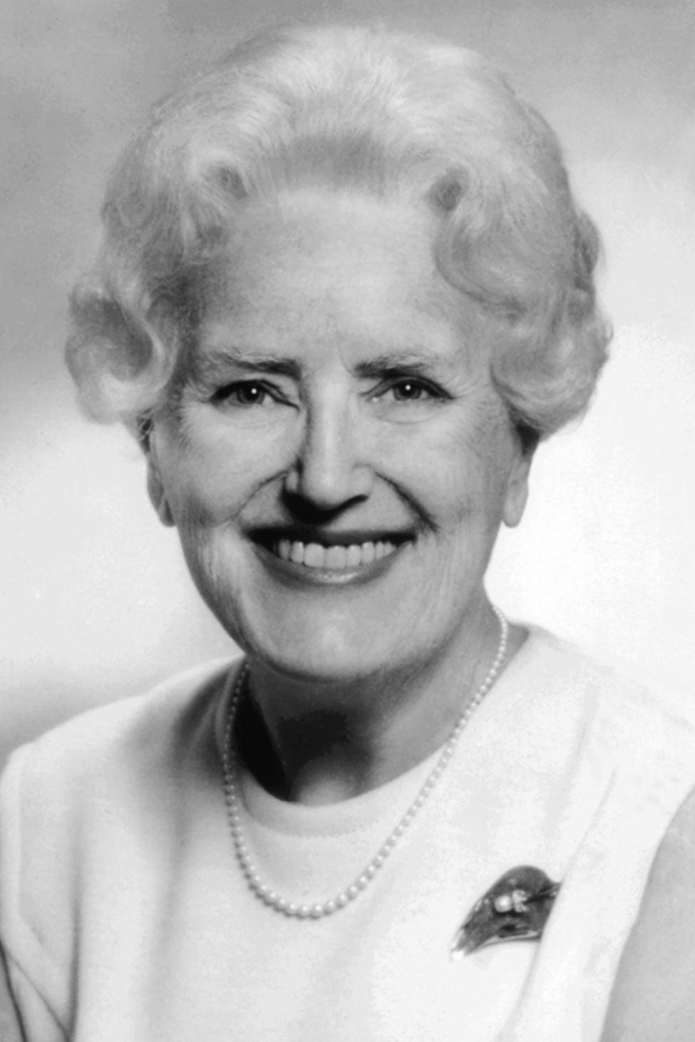 Elisabeth Haub black and white photo