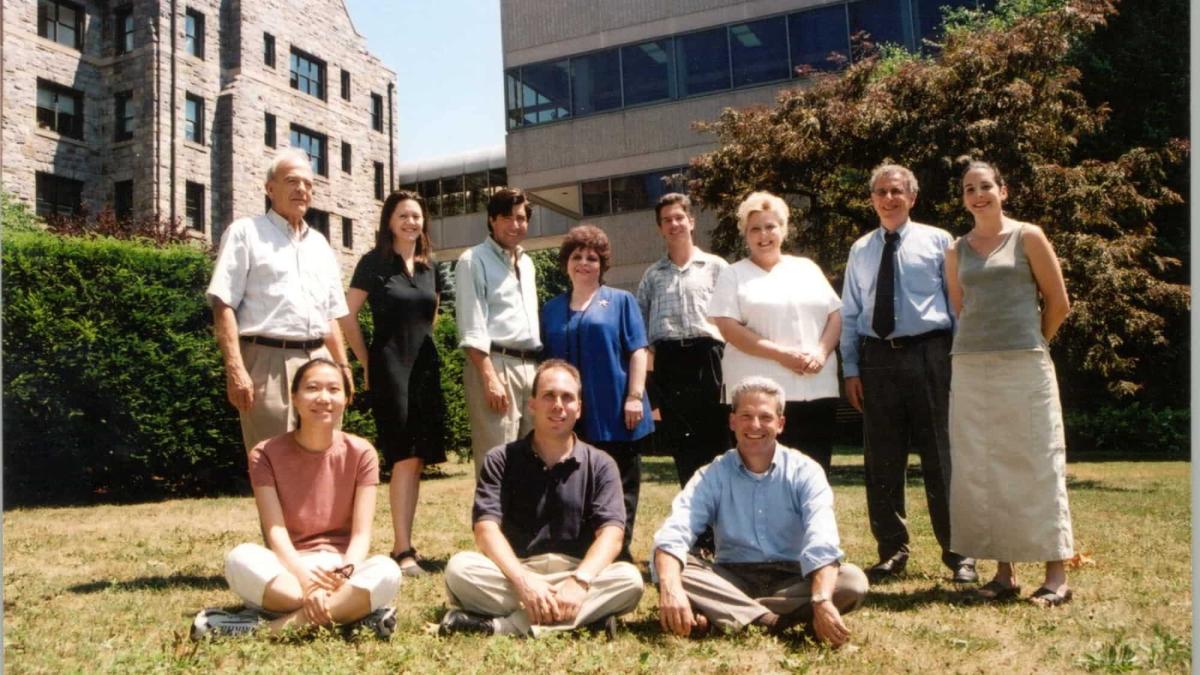 Dean Emeritus Richard Ottinger and members of the Pace Energy Center