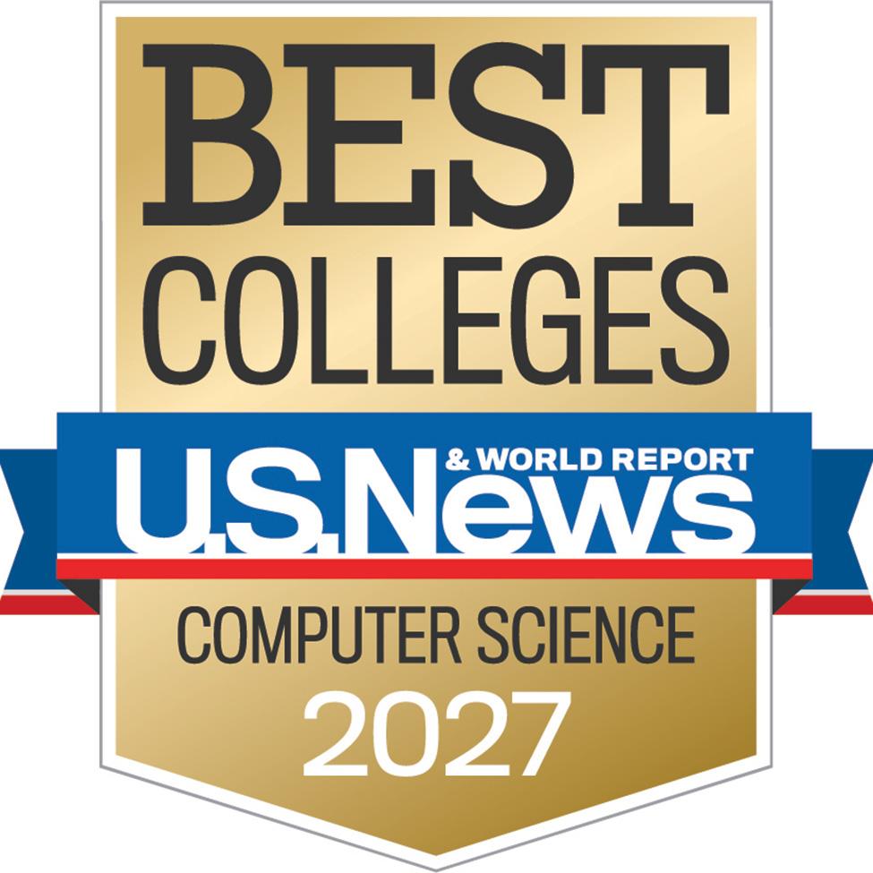 U.S. News and World Report Badge for Best Colleges Computer Science 2027 for Pace University..