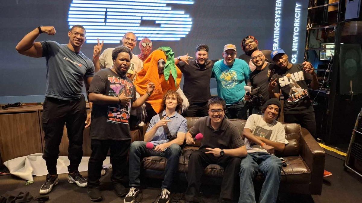 Members of the Averent team at a gaming event in NYC