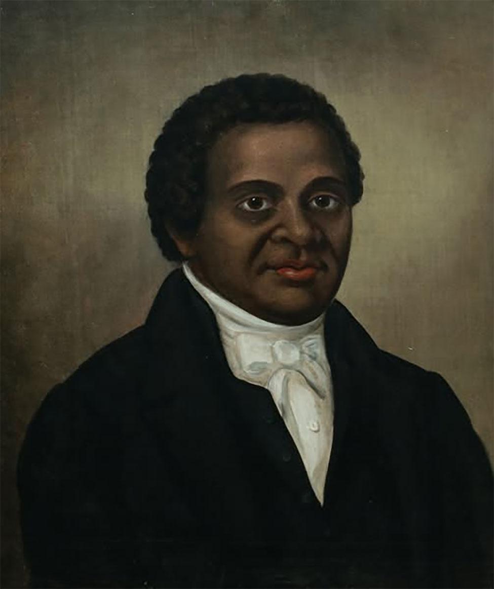 Oil painting of Peter Williams Sr.