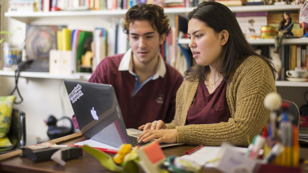 Student being tutored.